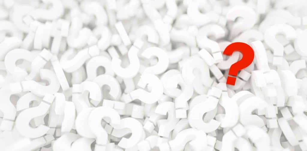 Yellow Question Marks Background